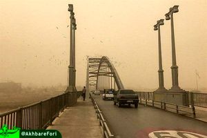 ریزگردهای داخلی و خارجی استان خوزستان را فرا می‌گیرد