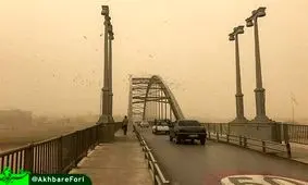 ریزگردهای داخلی و خارجی استان خوزستان را فرا می‌گیرد