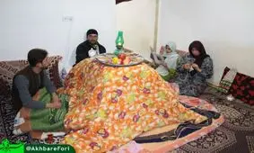 جمع گرم یک خانواده خلخالی در شب پاییزی