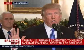 اورشلیم (قدس) را به عنوان پایتخت اسراییل به رسمیت می شناسیم