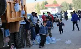 برخی روستاهای زلزله‌زده کرمانشاه آب سالم ندارند