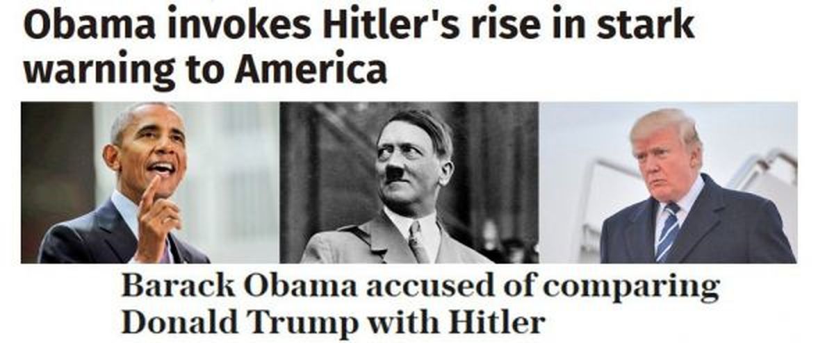 هشدار اوباما: ترامپ و هیتلر شبیه هم هستند