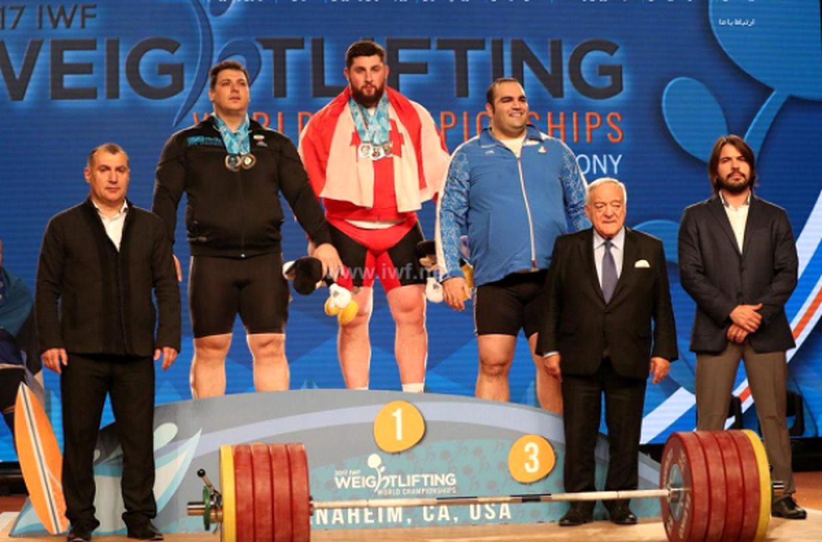 سعید علی حسینی در مسابقات وزنه برداری قهرمانی امریکا نایب قهرمان جهان شد