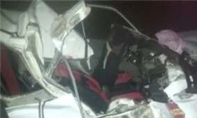 5 کشته بر اثر تصادف در محور زاهدان ـ زابل/ انتقال اجساد به پزشکی قانونی زاهدان
