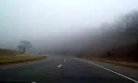 مه و کاهش دید در جاده های خراسان رضوی