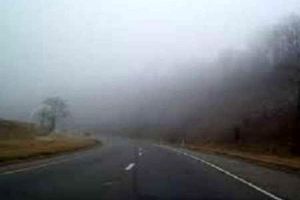 مه و کاهش دید در جاده های خراسان رضوی