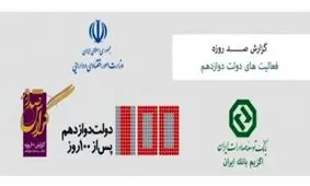 گزارش صد روز فعالیت دولت دوازدهم به روایت مجموعه های وزارت اقتصاد