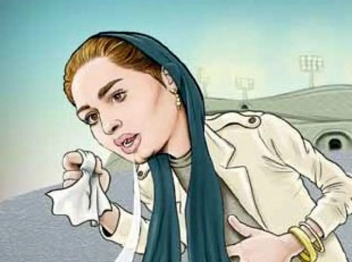 کنایه کاریکاتوری یک روزنامه به سحر قریشی