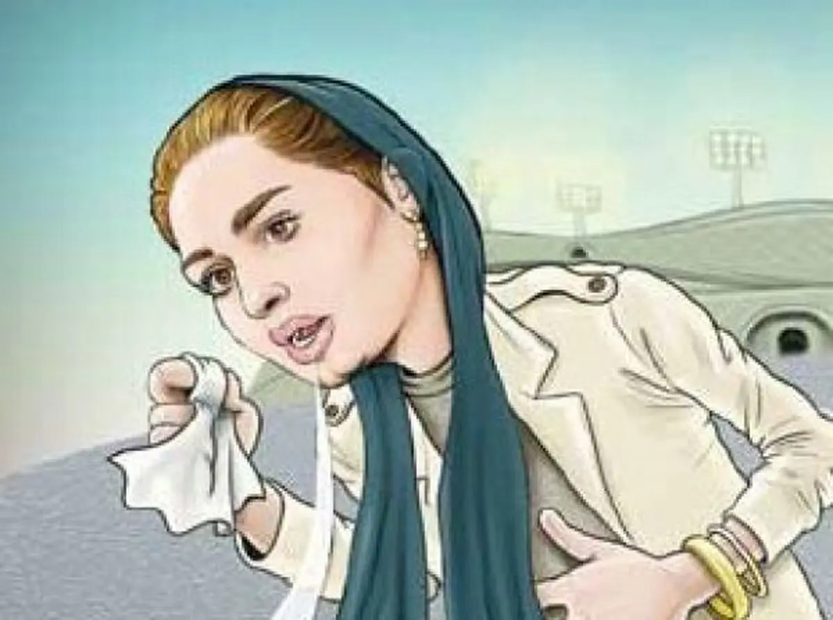 کنایه کاریکاتوری یک روزنامه به سحر قریشی