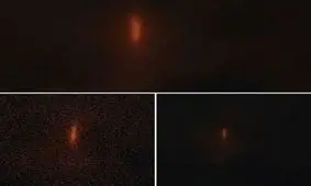 مشاهده نور قرمز در آسمان ایلام/ منشا نور