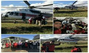 امدادرسانی هلال احمر گیلان به هفت نفر در سوباتان تالش