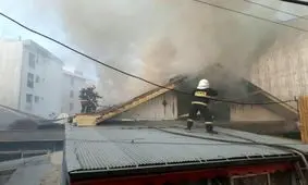 اتصال در سیم کشی برق موجب آتش سوزی یک واحد مسکونی در رشت شد