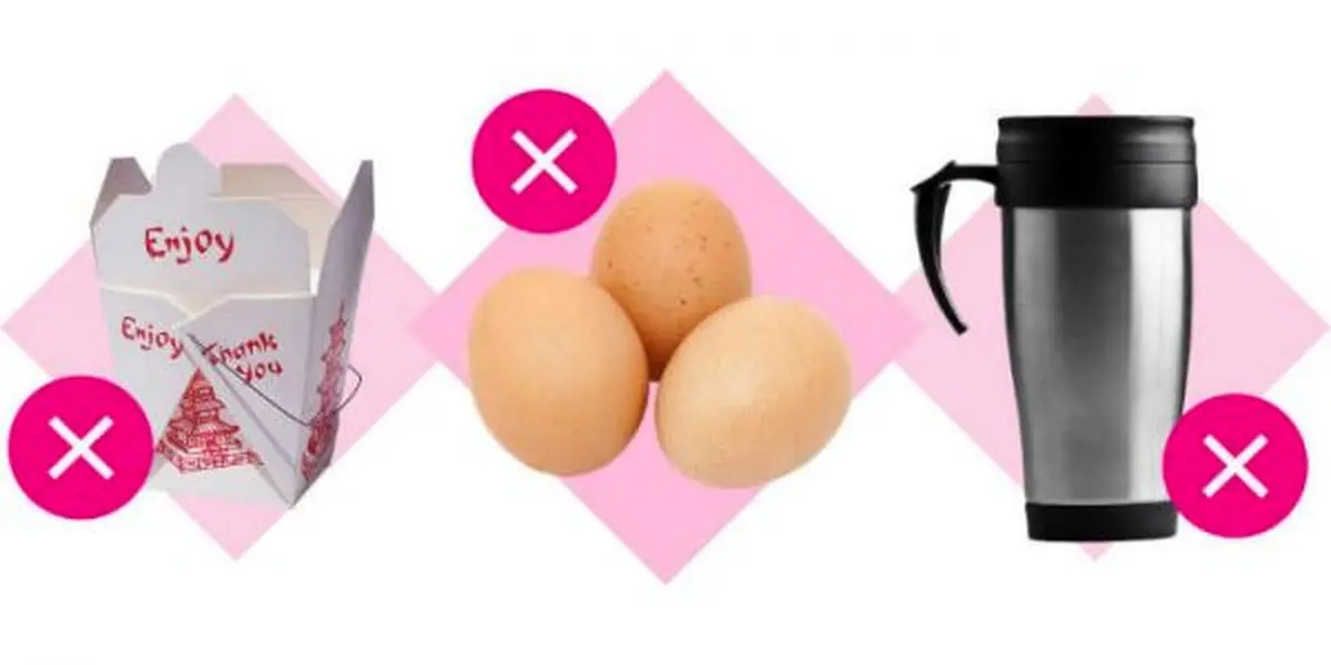 ۹ چیزی که هیچگاه نباید در داخل مایکروویو قرار دهید