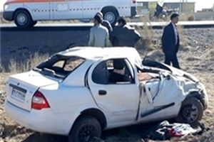 4 کشته و زخمی در واژگونی خودروی تیبا در نائین