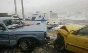 تصادف رانندگی در شهرستان کوهرنگ 11 مصدوم برجا گذاشت
