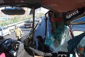پیکرهای جانباختگان سانحه تصادف اتوبوس راهیان نور تشییع شد