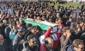 پیکر شهید ایمانی در قم تشییع شد