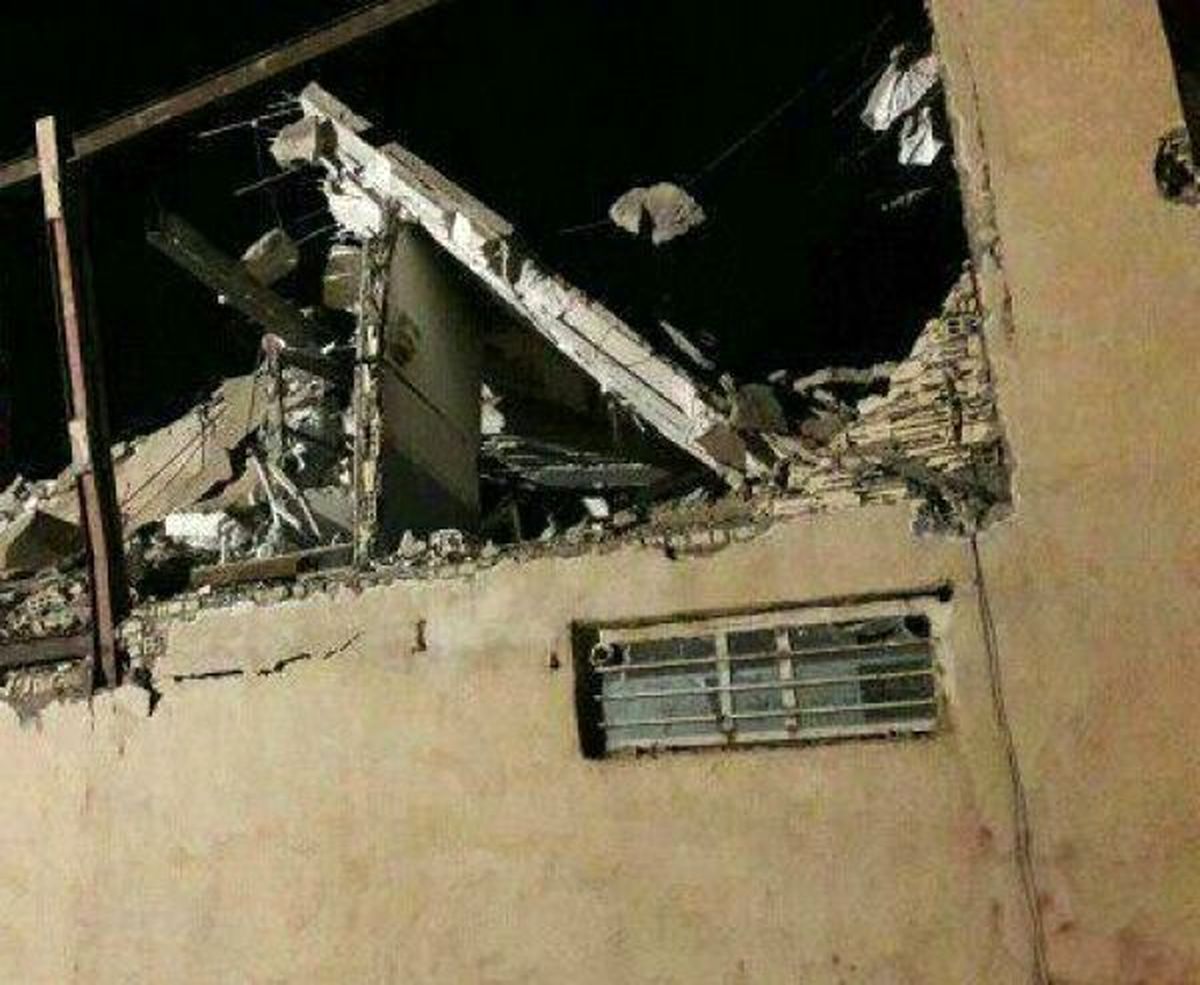 انفجار گاز چند واحد مسکونی را تخریب کرد