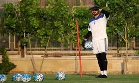 گلر پرسپولیسی در تمرین‌ سایپا حاضر شد
