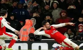 آرسنال فاتح آخرین بازی نیم‌فصل اول