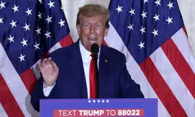 ترامپ: دولت بایدن به دنبال قراردادی ضعیف‌تر از برجام است/ ویدئو