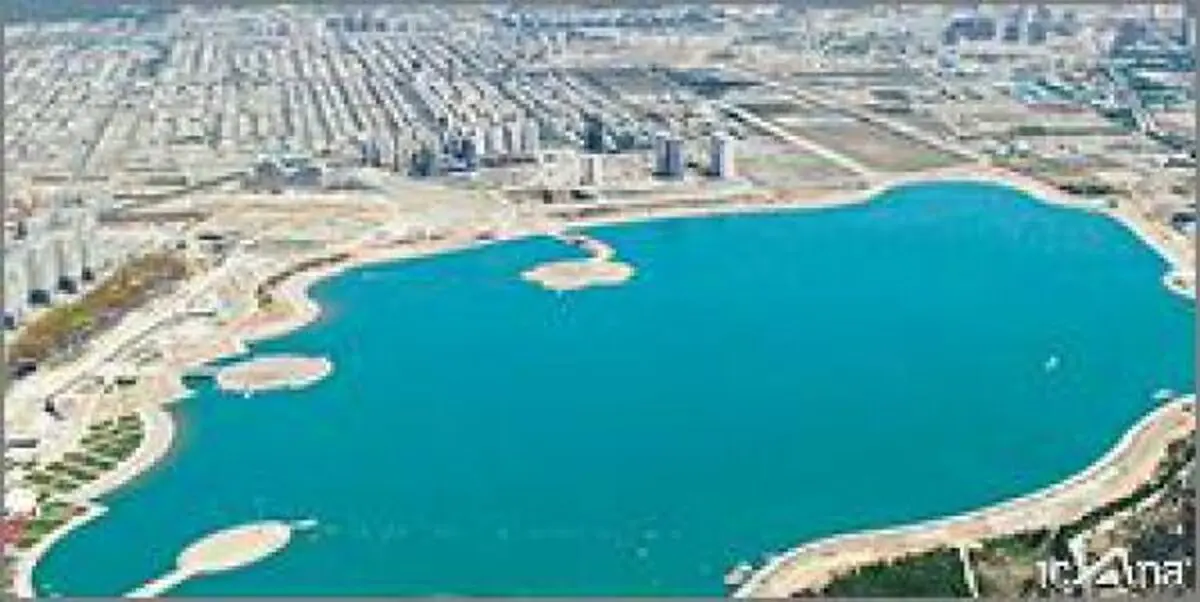 دریاچه چیتگر در آستانه خشک شدن