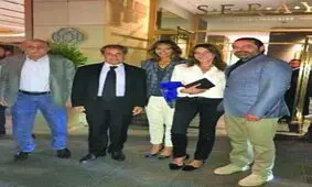 دیدار سارکوزی با رئیس‌جمهور و شخصیت‌های سیاسی لبنان