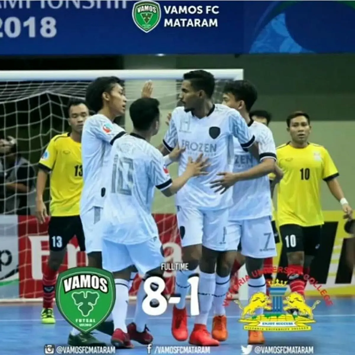 اولین پیرزوی جام باشگاه‌های فوتسال آسیا نصیب ایرانی‌ها شد