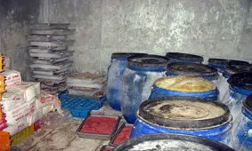 معدوم‌سازی بیش از ۲ تن خمیر خرمای آلوده در آبادان