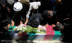 پیکر شهید جاوید الاثر در خوی تشییع شد