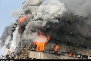 فیلم/ ویدیویی دیده نشده از لحظه تخریب ساختمان پلاسکو