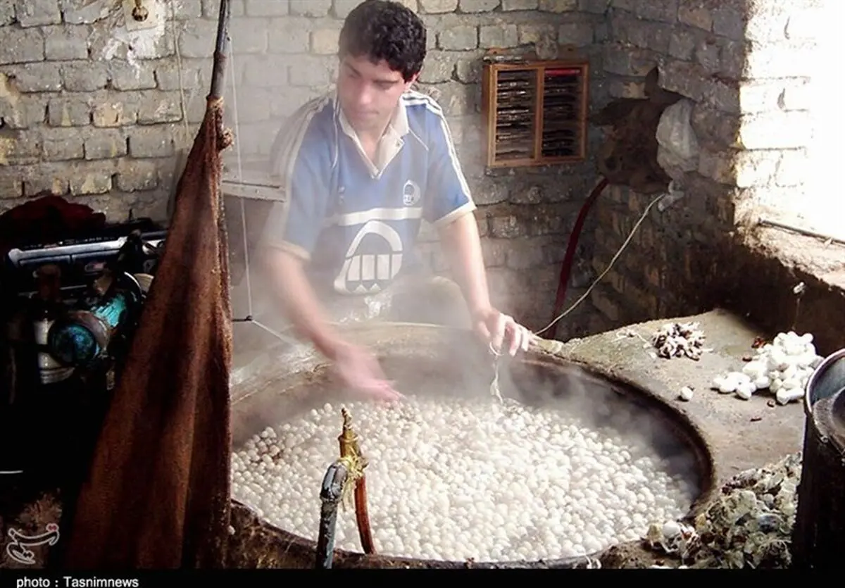 "بسک" روستای ملی صنایع دستی در حوزه ابریشم‌کشی شد