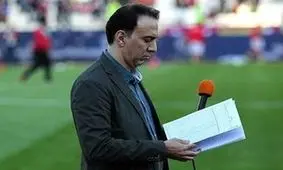 معطلی گزارشگر بازی پرسپولیس و فولاد در استادیوم آزادی