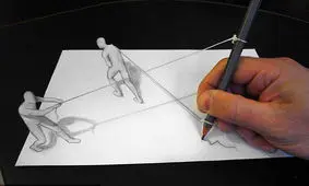 نقاشی‌هایی که چشم ما را فریب می‌دهد