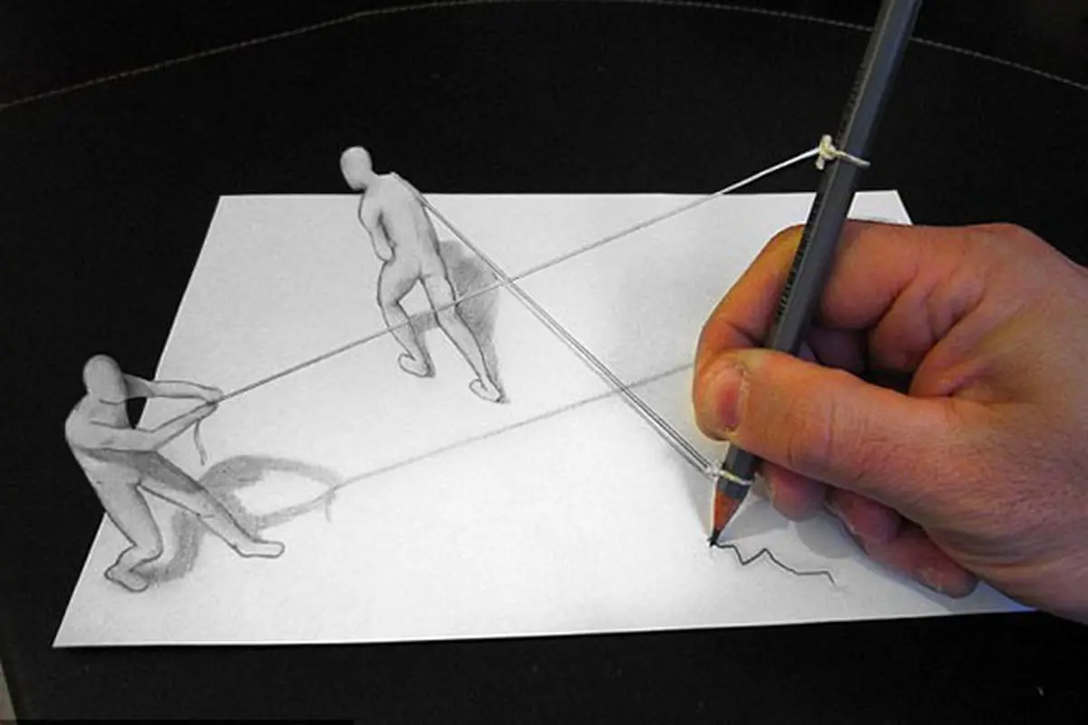 نقاشی‌هایی که چشم ما را فریب می‌دهد