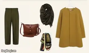 5 ست پیشنهادی برای پالتوی خردلی