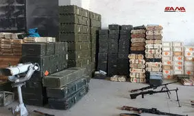 کشف موشک‌های آمریکایی و تجهیزات و مواد غذایی تولید اسرائیل در قنیطره