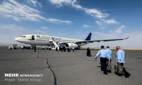 نقص فنی هواپیما پرواز حجاج از فرودگاه همدان را به تاخیر انداخت