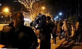 مردم تازه‌آباد شب گذشته تا صبح آواره پارک و کوچه‌ها بودند