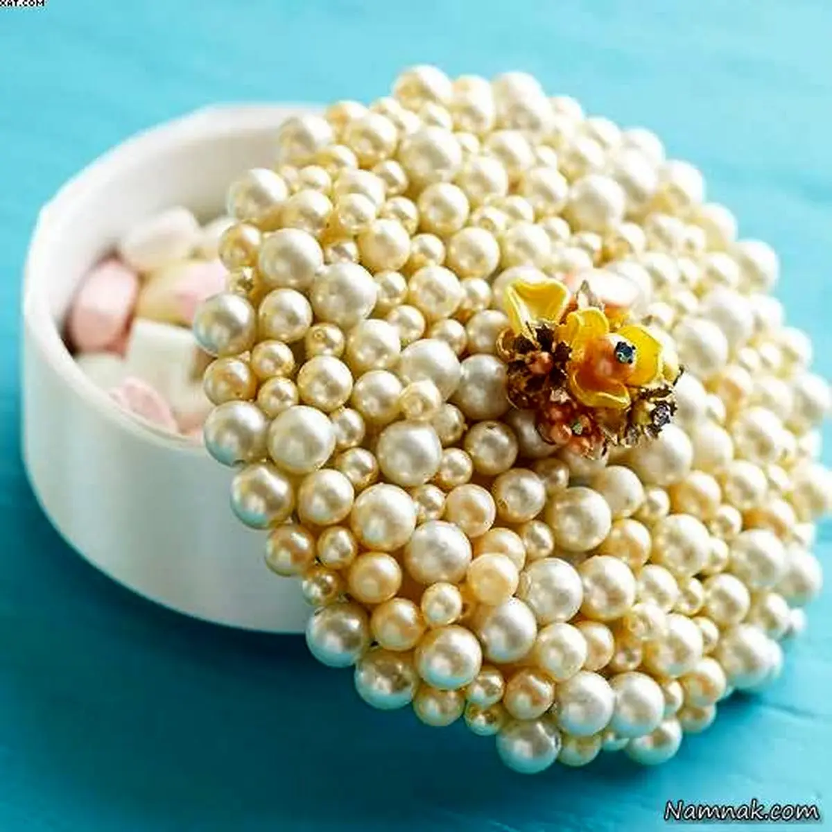 آموزش ساخت جعبه جواهرات با در مرواریدی