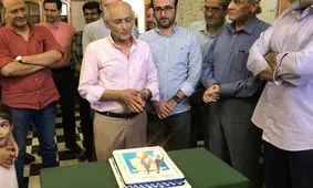 جشن تولد ۷۲سالگی مترجم دوبلاژ برگزار شد/ فردی که سال‌ها گمنام بود