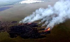 دود آتش سوزی هورالعظیم درحال تبدیل شدن به ابر بحران است