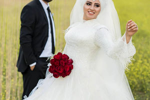 مدل‌های جدید و جذاب لباس عروس حجابی