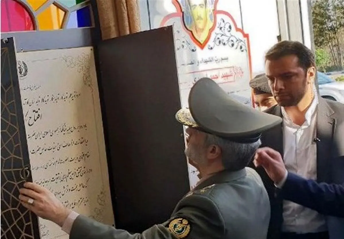 کارخانجات مونتاژ مهمات کالیبر متوسط با حضور وزیردفاع افتتاح شد