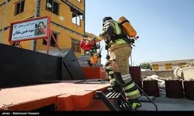 آتش‌سوزی در یکی از مجتمع‌های مسکونی اهواز ۵ مجروح برجای گذاشت