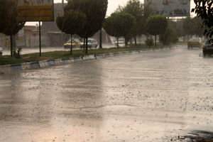بارش باران تابستانه در سمنان