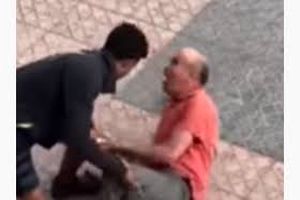دستگیری پسر رئیس پلیس بخاطر آزار و اذیت یک پیرمرد