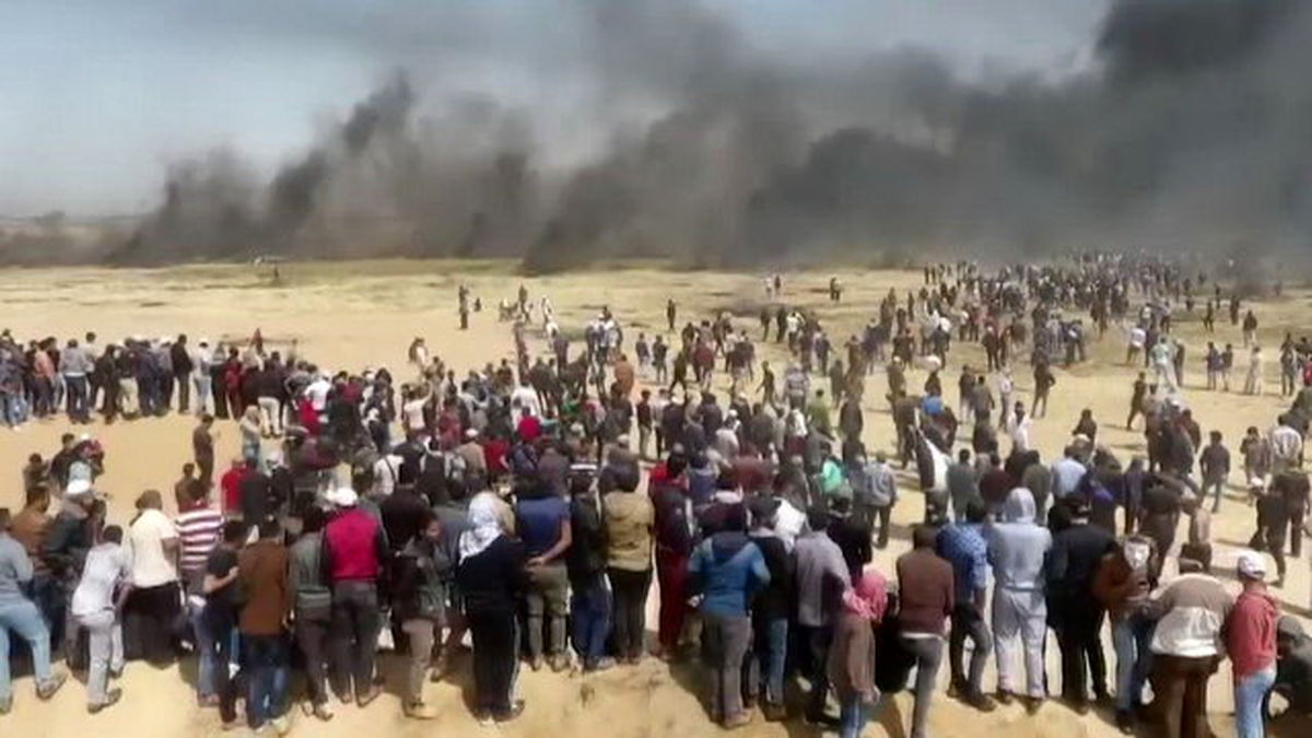 شهادت ۲ فلسطینی و زخمیشدن ۲۵۰ تن دیگر در تظاهرات این هفته غزه