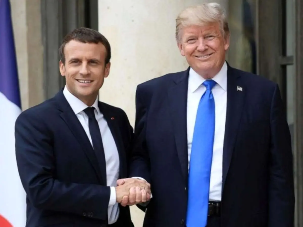 ترامپ و مکرون درباره ایران گفت و گو کردند