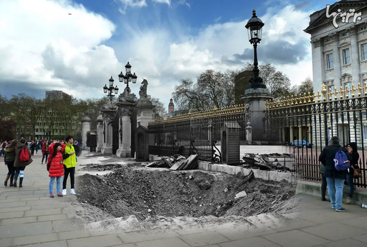 عکس های دیدنی ترکیبی از لندن جدید و قدیم